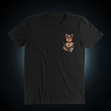 100% Cotton Black T-...