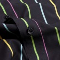 Summer Men's Clothing Hawaiian Shirt Men's Shirts Fashion 3D Piano Music Note Short